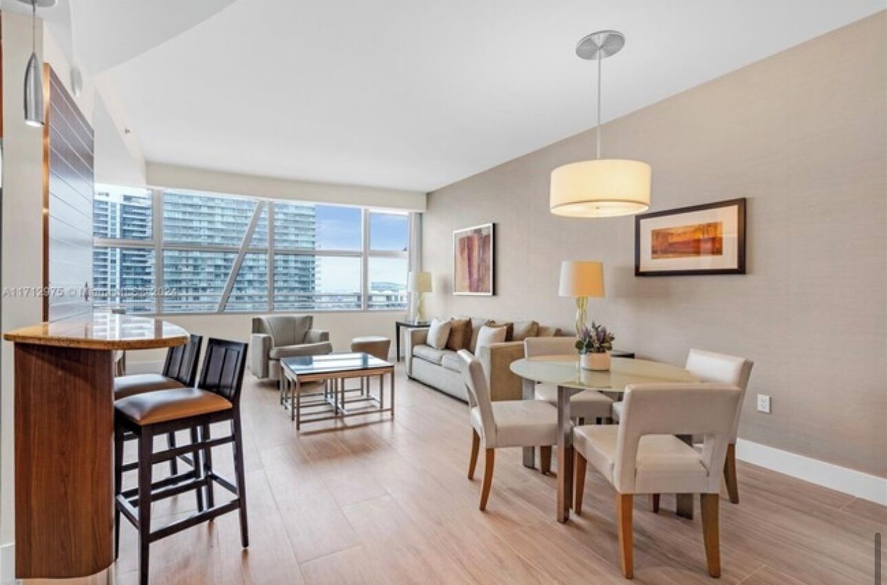 Luxury Apartment, City View | Living area | Flat-screen TV