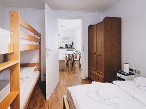 1 bedroom, iron/ironing board, travel crib, free WiFi