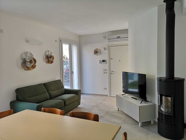 Living area - Villa Glicine, new apartment 150 mt from the sea (Rimini)