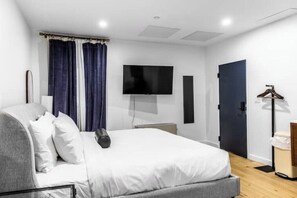 1 habitación, tabla de planchar con plancha, wifi y ropa de cama 