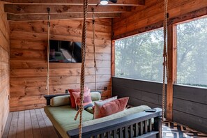 TV, fireplace, DVD player, books