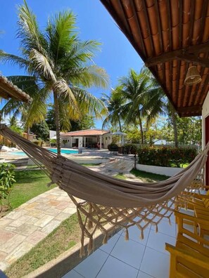 Superior Bungalow, Garden View | View from room - Pousada Bangalôs Do Pontal (Japaratinga)