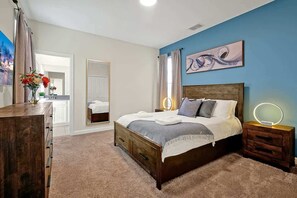 5 bedrooms, iron/ironing board, travel cot, WiFi