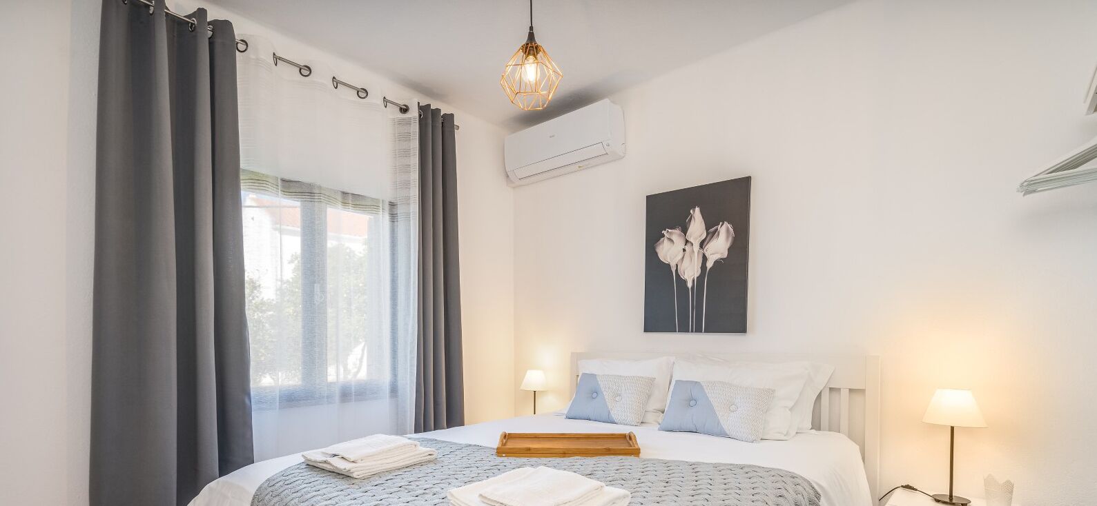 2 chambres, fer et planche à repasser, Wi-Fi gratuit, draps fournis