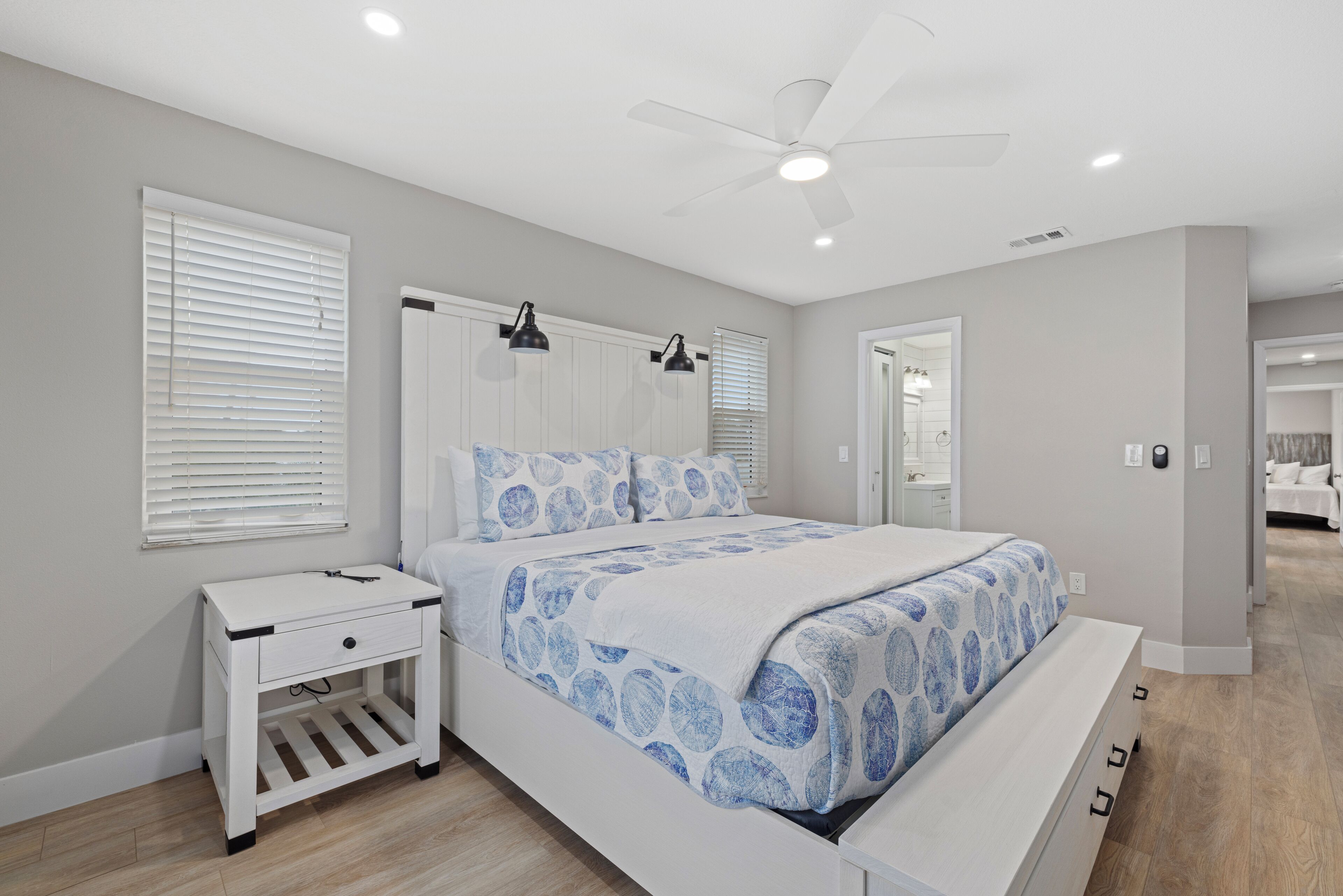 Appart'hôtel Luxe, vue plage | 2 chambres, draps en coton égyptien, literie de qualité supérieure