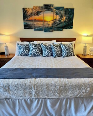 1 quarto, cofres nos quartos, ferros/tábuas de passar roupa