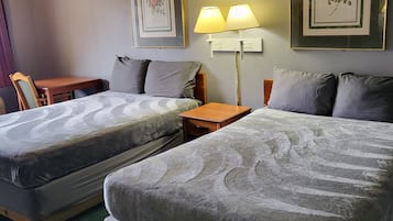 Economy Room, 2 Queen Beds, Balcony, Garden View | 1 bedroom