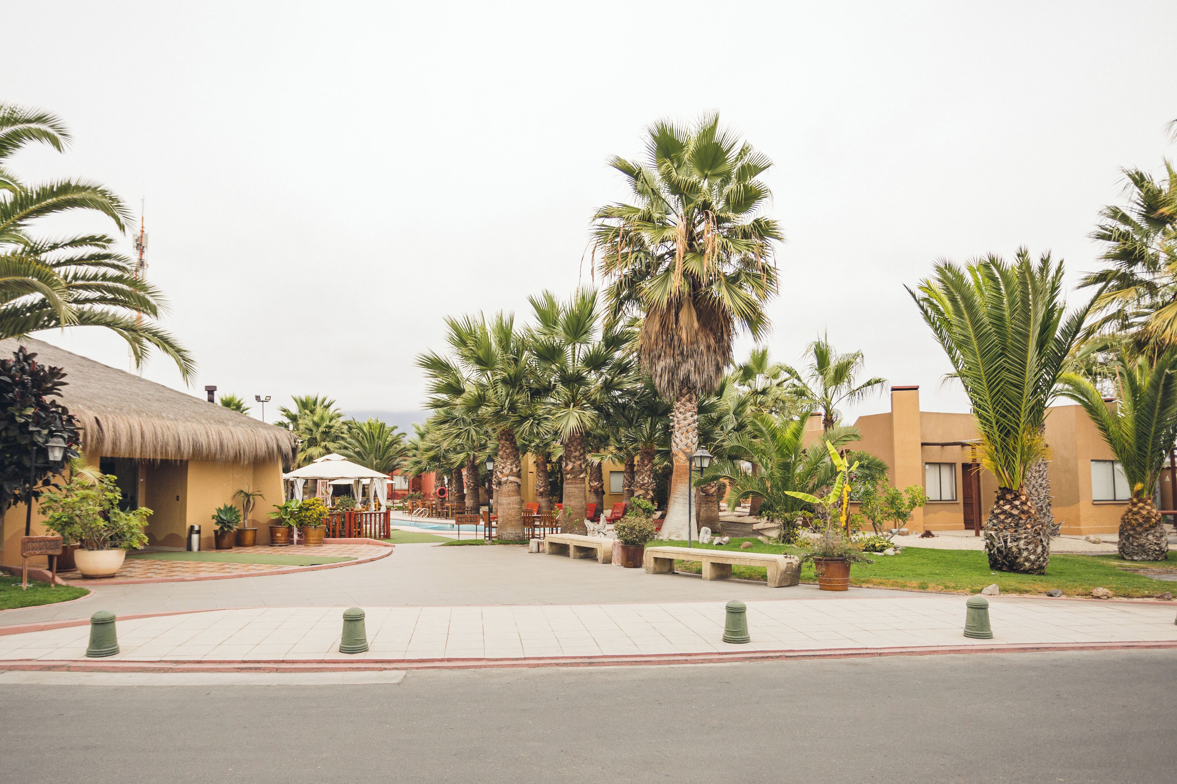 숙박 시설 입구