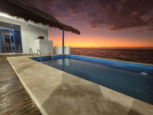 Romantic house next to the sea of Campeche. Ideal for a quiet vacation time,