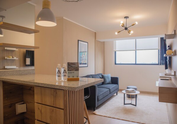 Apartamento, 2 habitaciones (1005) | Zona de estar