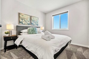 4 bedrooms, iron/ironing board, travel crib, WiFi