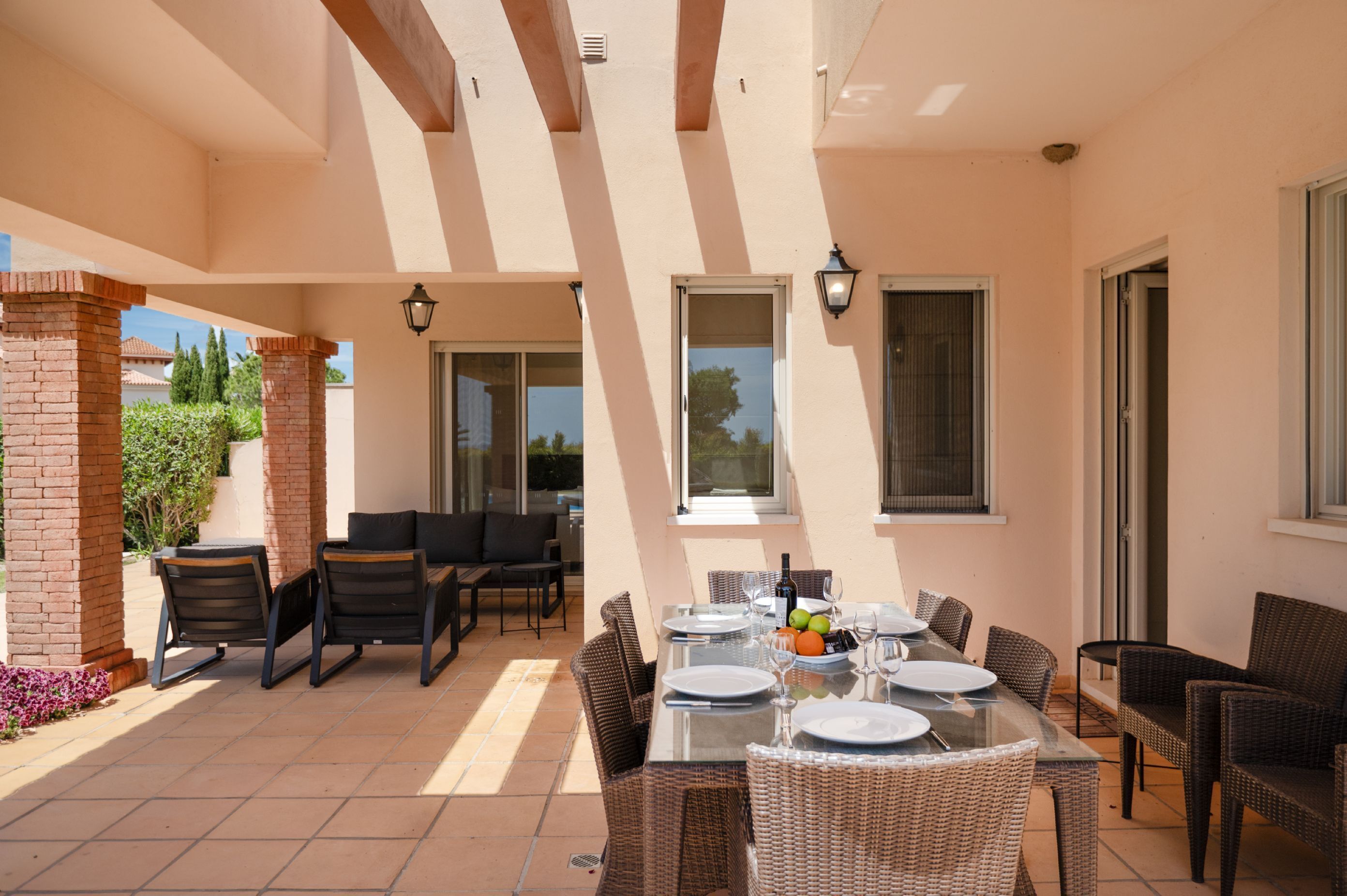 Outside dining