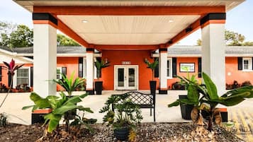 Façade de l’hébergement