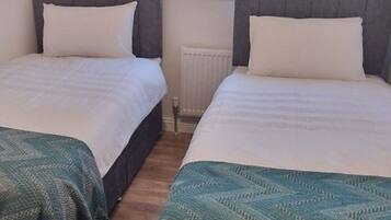 2 bedrooms, iron/ironing board, travel crib, WiFi