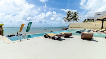 Căn hộ | Hồ vô cực | Hồ bơi ngoài trời, lều miễn phí, dù/ô trên bãi biển/hồ bơi