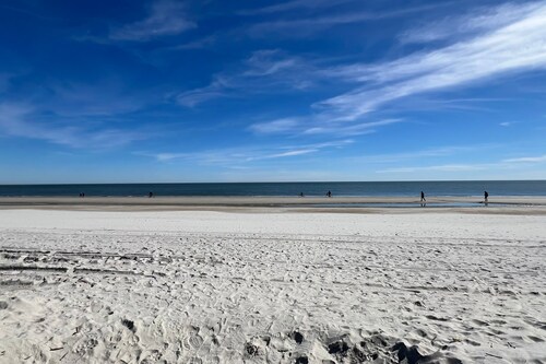 Hilton Head sleeps 6, ocean view, balcony, pickleball, 2 min walk to beach/pool