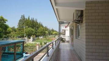 Blick von der Unterkunft