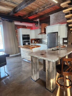 Fridge, microwave, oven, dishwasher - Rustic elegance (St Malo)