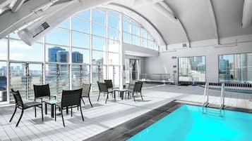 Indoor pool, a heated pool