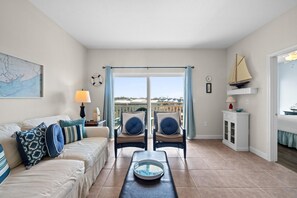 Condo | Living area | 42-inch Smart TV with cable channels