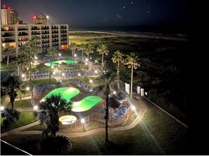 A heated pool - Beachfront Luxury with Resort Pools, Hot Tubs, Tennis Courts & More! (South Padre Island)