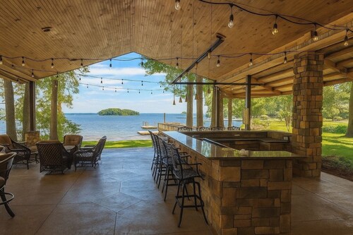 Lakefront Luxury: Dock, Fire Pit, Game Room and More