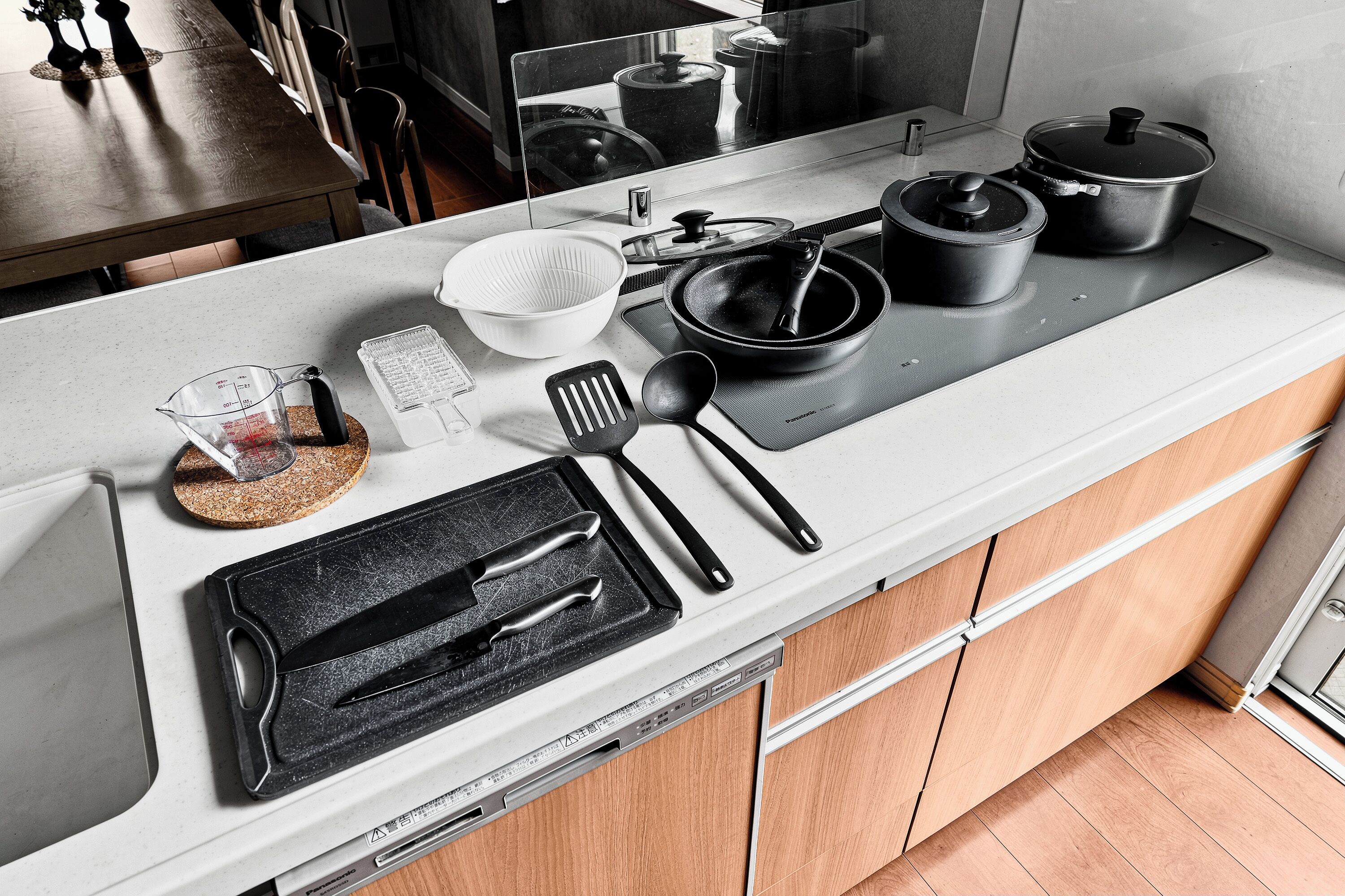 Comfort Villa | Private kitchen | Fridge, microwave, stovetop, dishwasher