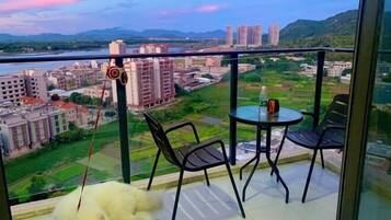 Blick von der Unterkunft