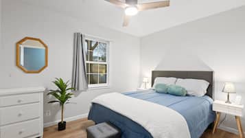 3 chambres, fer et planche à repasser, Wi-Fi gratuit, draps fournis