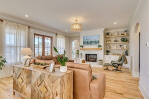 TV connectée, cheminée