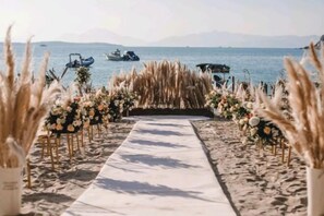 Espace de banquet à l’extérieur
