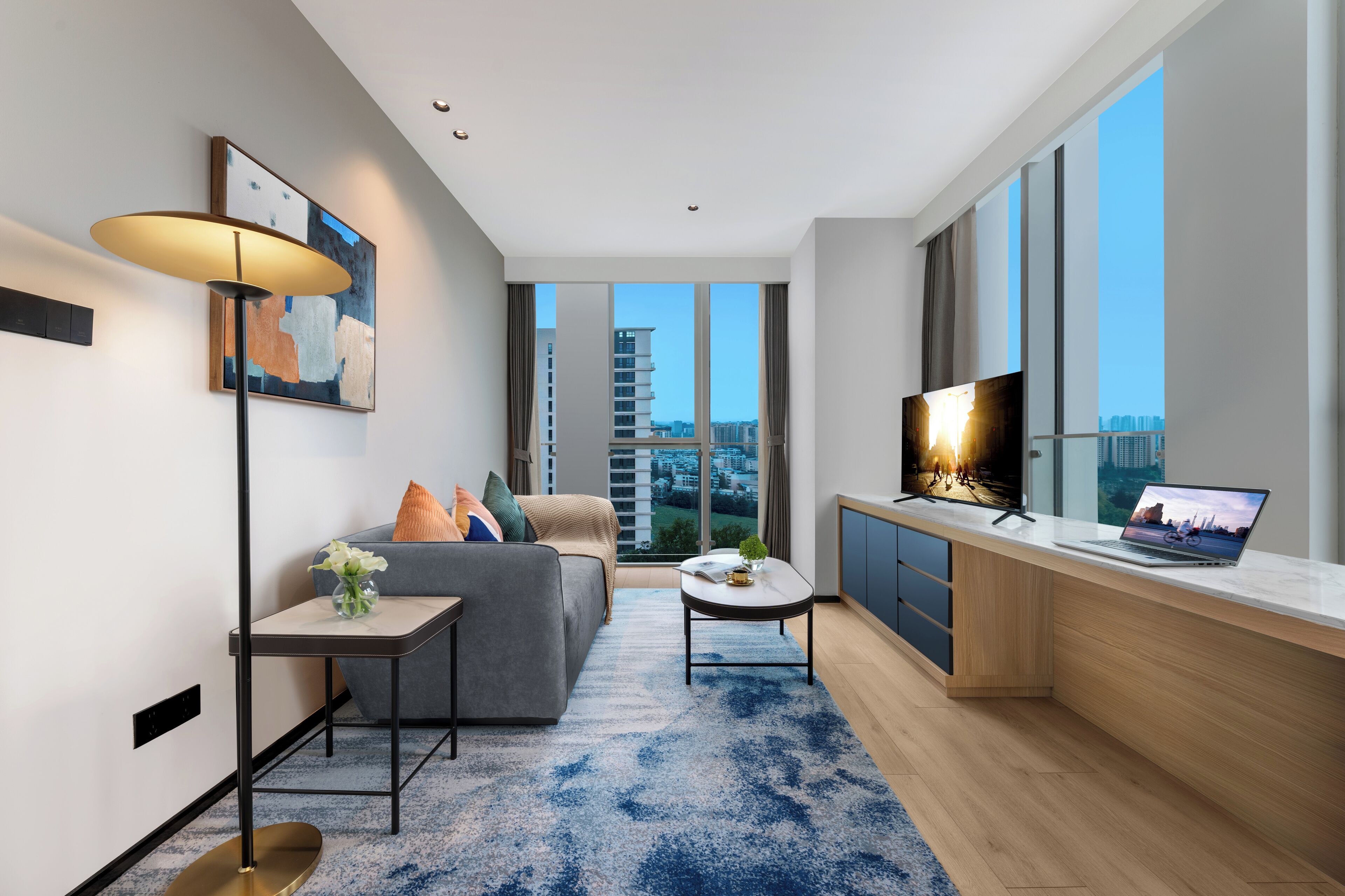 43-inch LED TV with cable channels