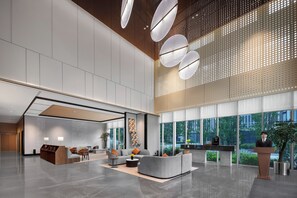 Sala de estar en el lobby