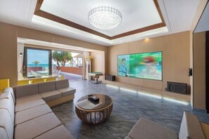 Room - Double Moon Bay whole wave Sea View Beach Villa (Huidong)