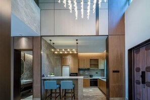 Private kitchen - Double Moon Bay whole wave Sea View Beach Villa (Huidong)