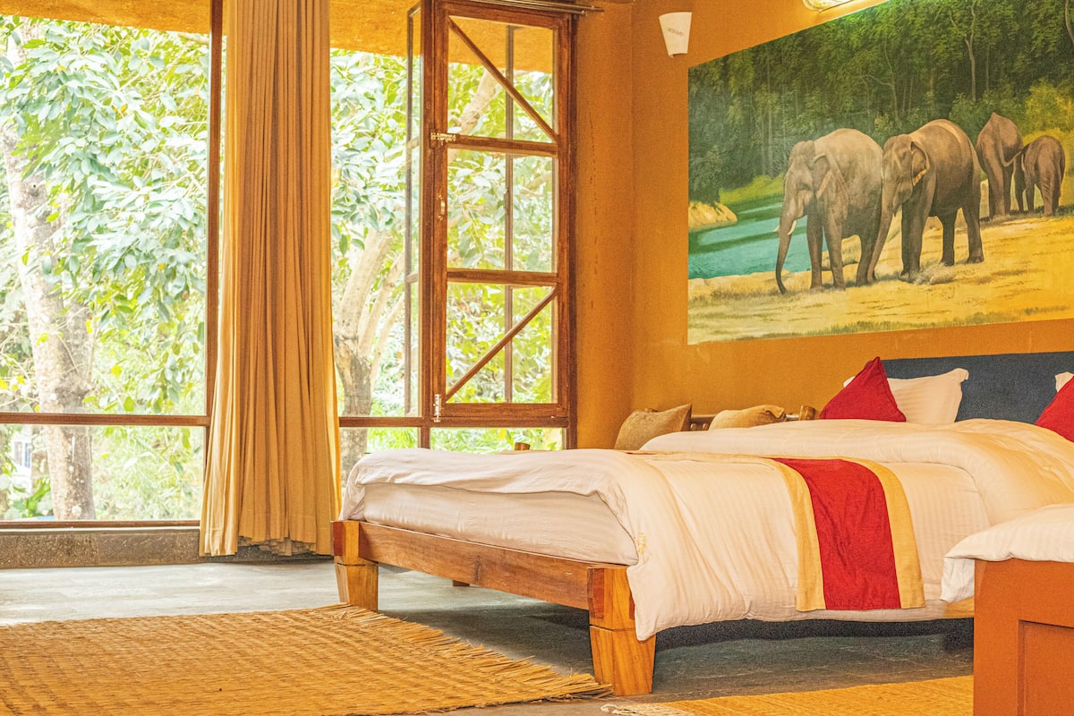 Deluxe Double or Twin Room, Pool View | 1 bedroom, desk, laptop workspace, free WiFi