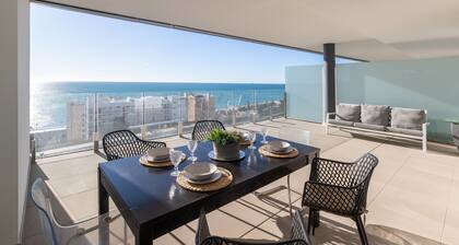 BEGOÑA SEA VIEW - Modern Apartment Just 5 Minutes from the Beach with Shared Pool and Fre