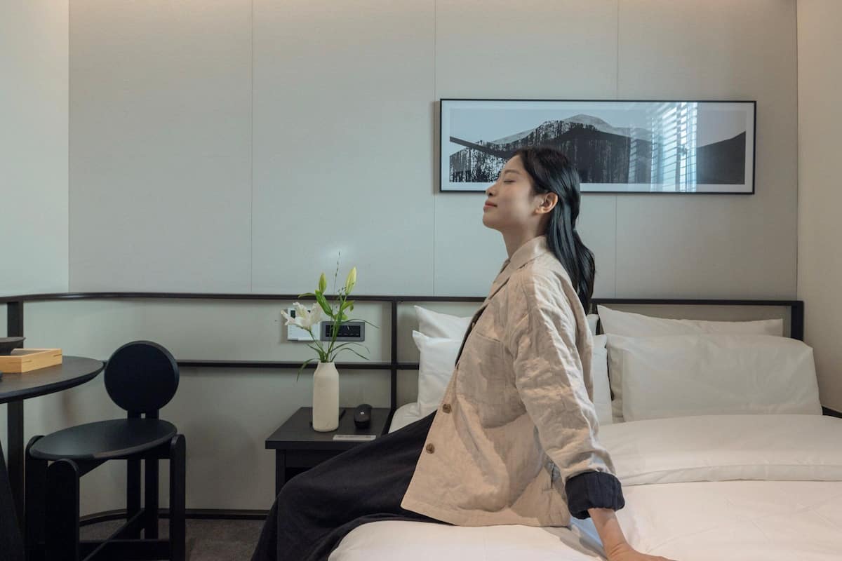 Individually decorated, desk, laptop workspace, blackout drapes