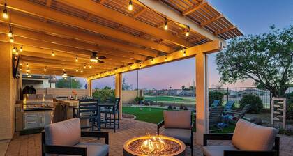 Las Colinas Golf Course! Putting Green, Hot Tub, Outdoor Kitchen & TV!