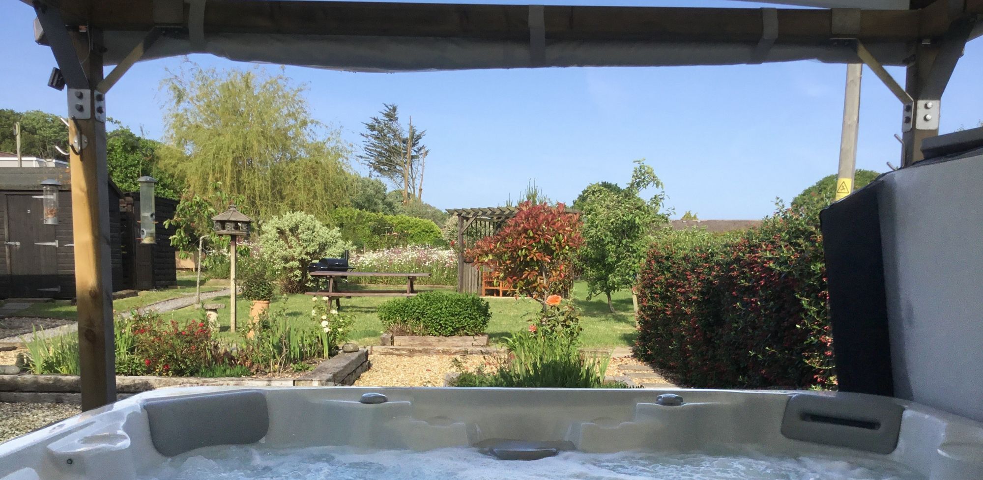 Bain à remous extérieur