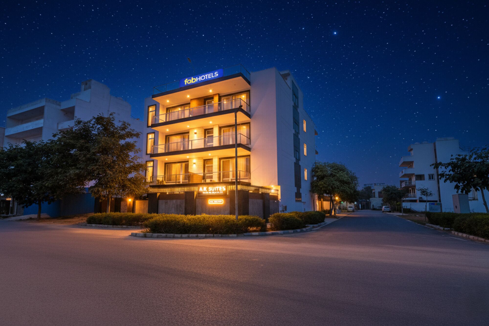 Entrée de l’hébergement