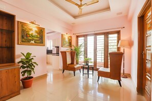 Sala de estar en el lobby