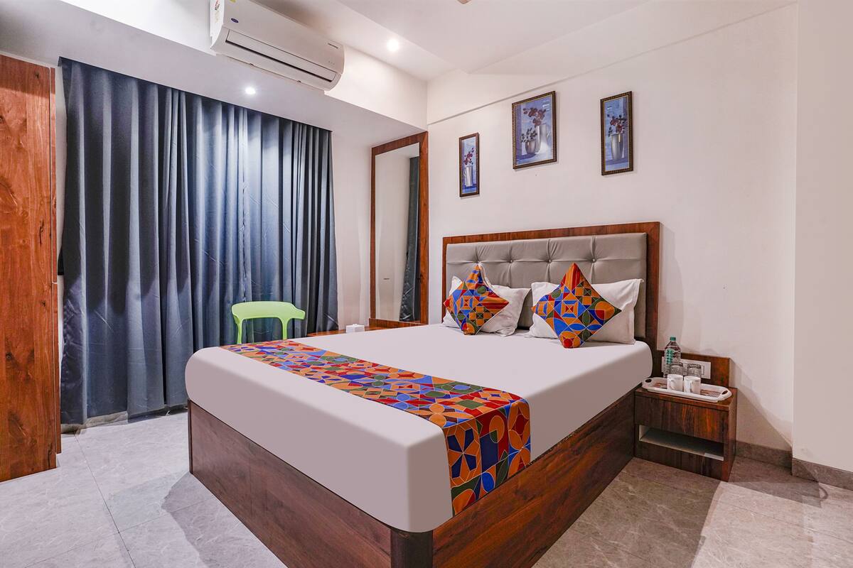 Deluxe kamer | Lakens van Egyptisch katoen, luxe beddengoed, een kluis op de kamer