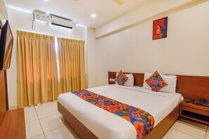 Deluxe Room | Egyptian cotton sheets, premium bedding, in-room safe, free WiFi - FabHotel The Prime - Near HRBR Layout, Horamavu (Bengaluru)