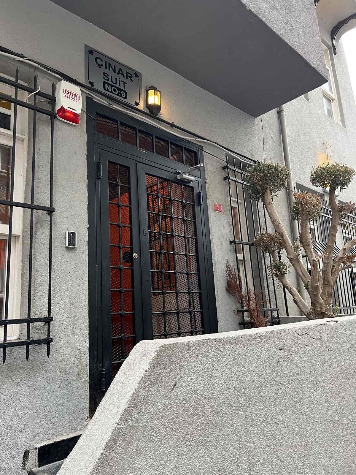 Façade de l’hébergement