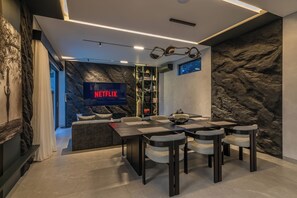 Luxury Villa, Patio, Pool View | Dining room - Under The Palms (Canggu)