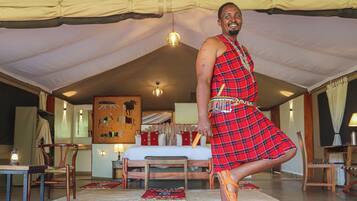 Executive Tent, Park View | 1 bedroom, desk, laptop workspace, free WiFi