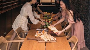 华丽双人房, 阳台, 花园景观 | 共用厨房