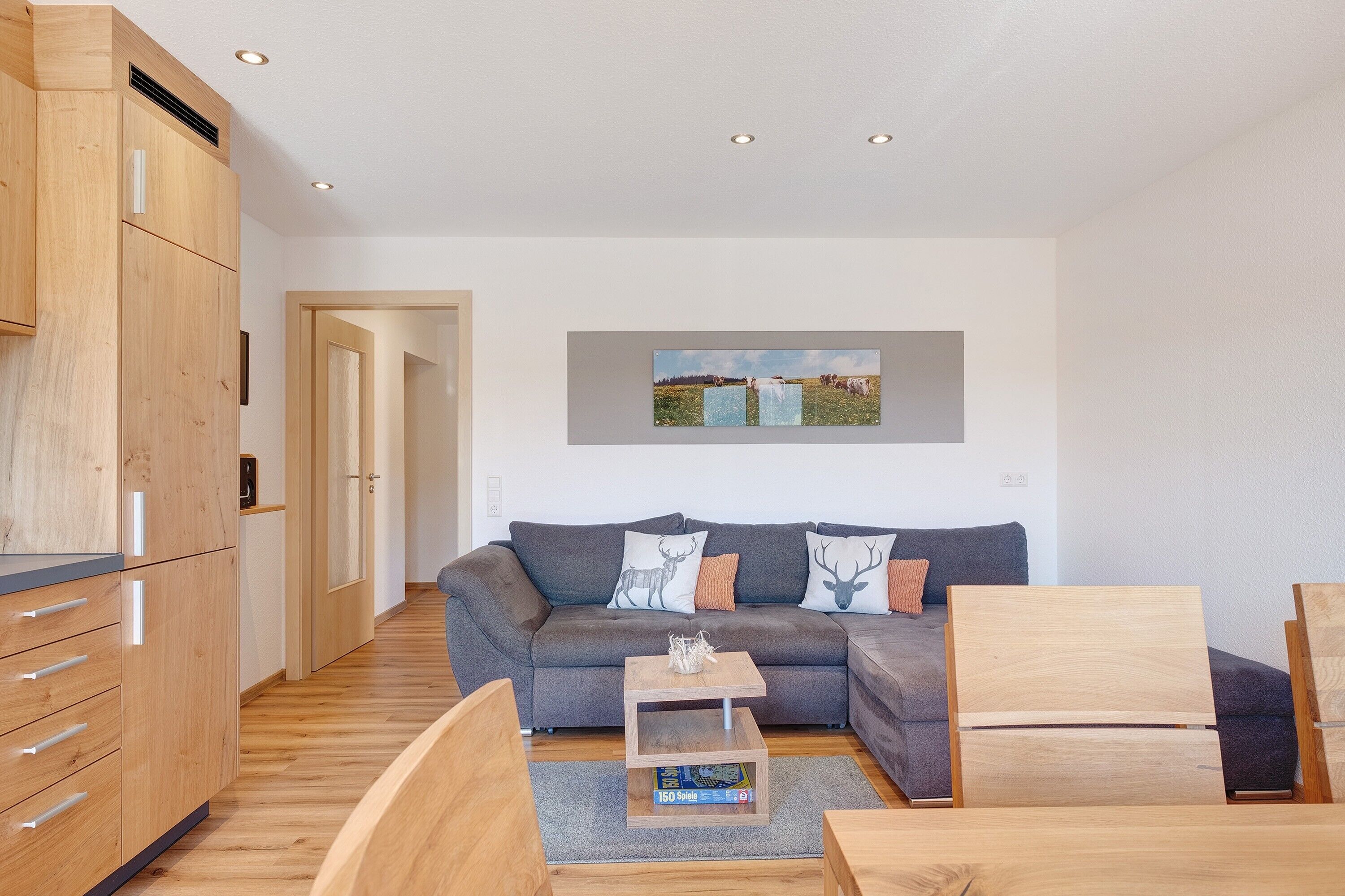 Televisión, reproductor de DVD, mesa de ping pong, estéreo