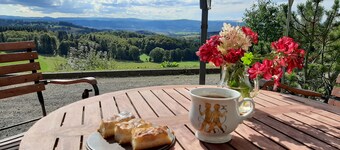 Holiday Home 'Finnhütte Hohe Klinge' with Mountain View, Private Terrace and Balcony